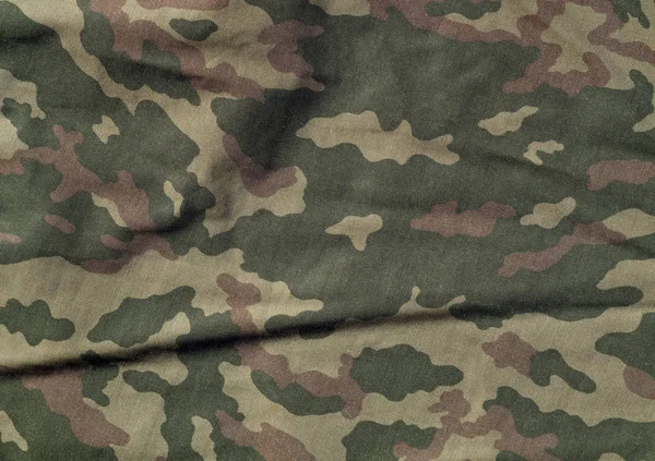 Grön och brun färg camoufklage duk mönster. — Stockfoto