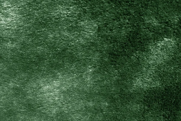 Grüne Farbe Kunstpelz-Oberfläche. — Stockfoto