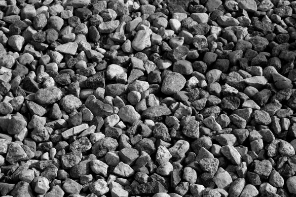 Pile of stones in black and white — Stock Photo, Image
