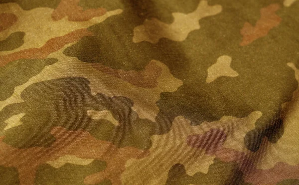 Zöld és barna színekkel katonai egységes minta elmaszatol hatás. — Stock Fotó