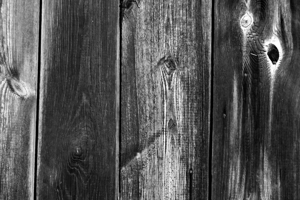 Valla de madera textura en blanco y negro . — Foto de Stock