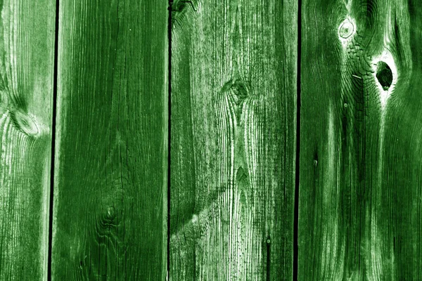 Wood fence texture in green color. — Stock Photo, Image