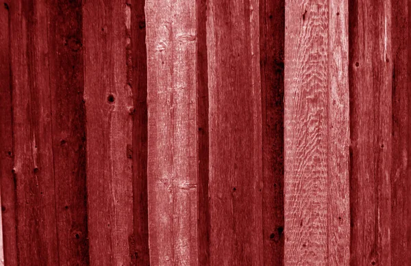 Valla de madera textura en color rojo . —  Fotos de Stock