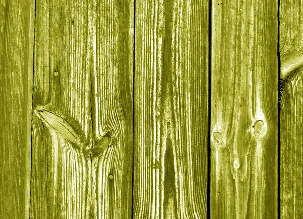 Texture de clôture en bois de couleur jaune . — Photo