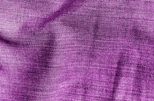 Textura textil vaqueros en color púrpura . —  Fotos de Stock