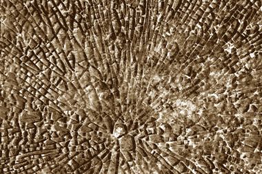 Kahverengi tonda kırık cam doku.