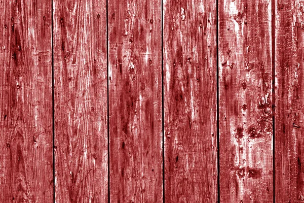 Texture de clôture en bois de couleur rouge . — Photo