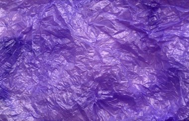 Menekşe renk plastik torba doku.