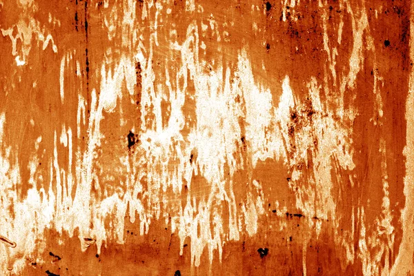 Ξεπερασμένο βαμμένο μεταλλικό τοίχο σε πορτοκαλί χρώμα. — Φωτογραφία Αρχείου