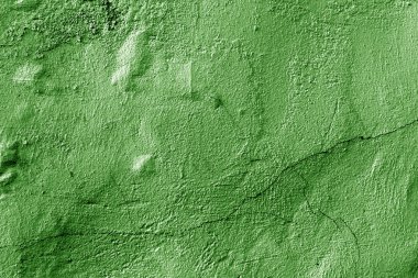 Çimento duvar doku yeşil renkte.
