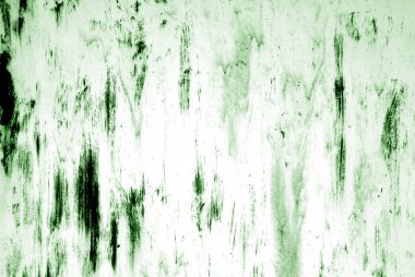 Eski paslı metal yüzeylere yeşil tonda.