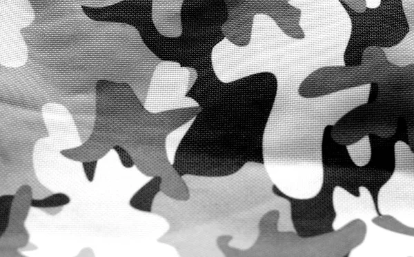 Militaire uniform patroon in zwart-wit. — Stockfoto