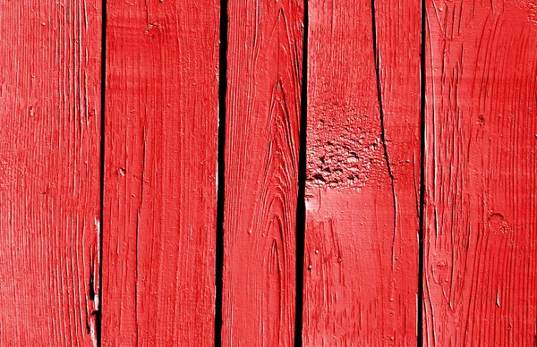 Modèle de clôture en bois de couleur rouge . — Photo