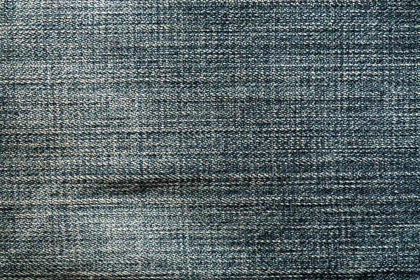 Padrão de pano de jeans de cor azul . — Fotografia de Stock