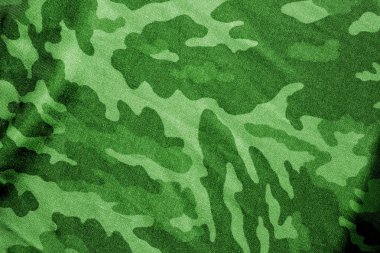 Yeşil tonda askeri üniforma desen.