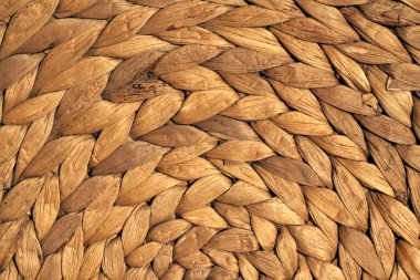 Yuvarlak saman paspas doku.