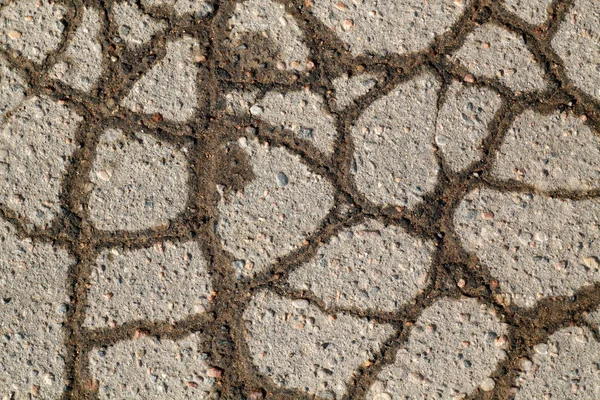 Damaged asphalt surface. — Stock Photo, Image