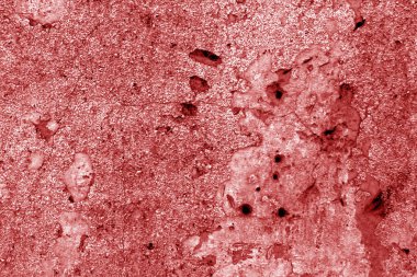 Çimento duvar doku kırmızı renkte.