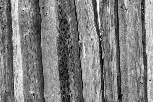 Drewniany płot wzór w biało-czarne. — Zdjęcie stockowe