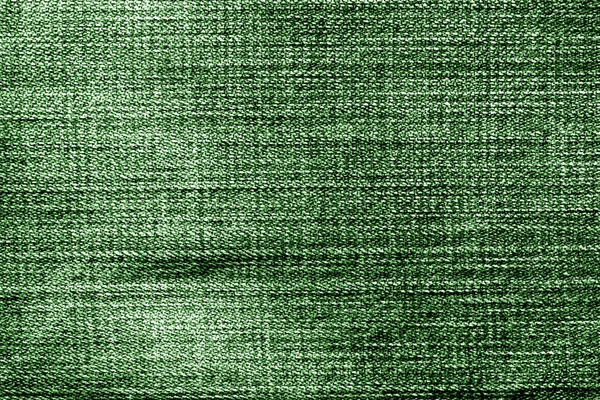 Patrón de tela Jeans en tono verde . — Foto de Stock