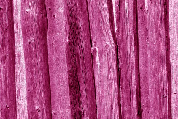 Zaunmuster aus Holz in rosa Ton. — Stockfoto