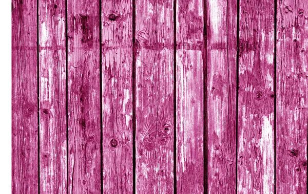 Dřevěný plot vzor růžový tón. — Stock fotografie
