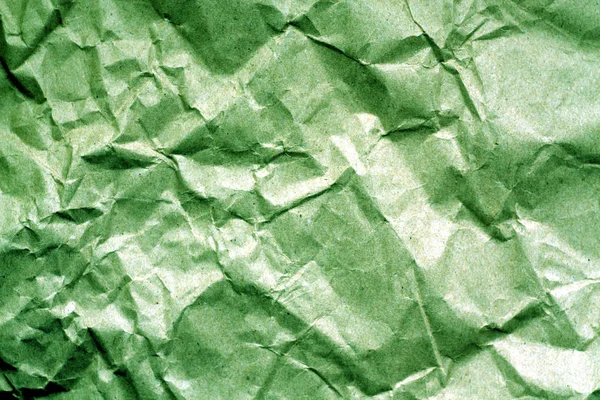 緑のトーンで wrinckles と古い紙. — ストック写真