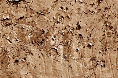 Kahverengi tonda grungy çimento duvar.