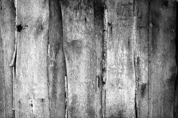 Pared de madera envejecida en blanco y negro . —  Fotos de Stock