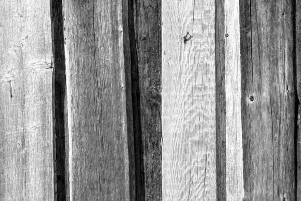 Patrón de valla de madera vieja en blanco y negro . —  Fotos de Stock