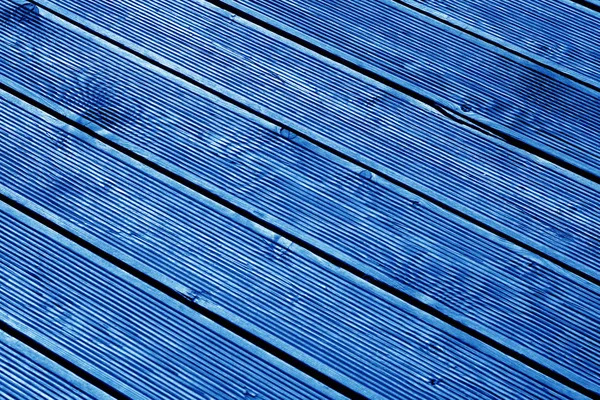 Padrão de piso de madeira em tom azul marinho . — Fotografia de Stock