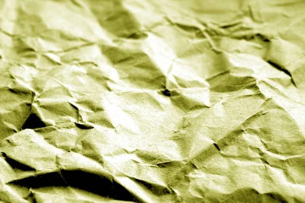 Old paper with wrinckles in yellow color. — Stock Photo, Image