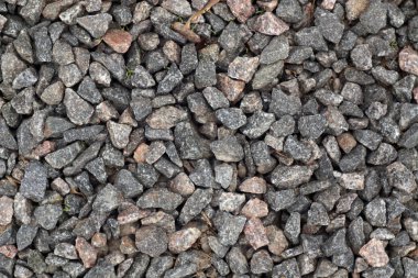 Küçük çakıl stonws yığını.