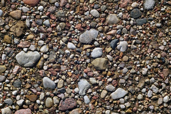 Stos małych kamieni żwirowych. — Zdjęcie stockowe