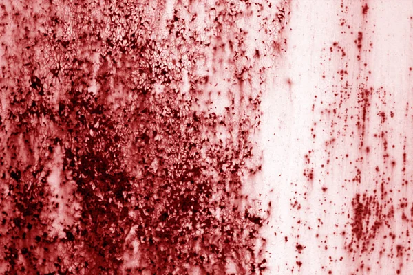Superficie metálica oxidada grumosa en tono rojo . — Foto de Stock