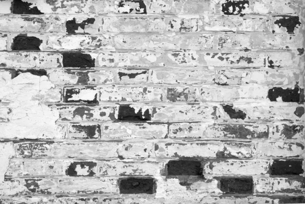 검은 색 과 휘황찬란 한 효과와 함께 오래 된 grungy 벽돌 벽 텍스처 — 스톡 사진
