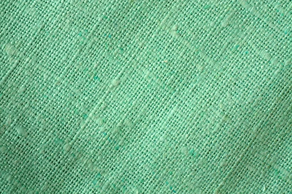 Textura de tela de algodón de color verde . — Foto de Stock