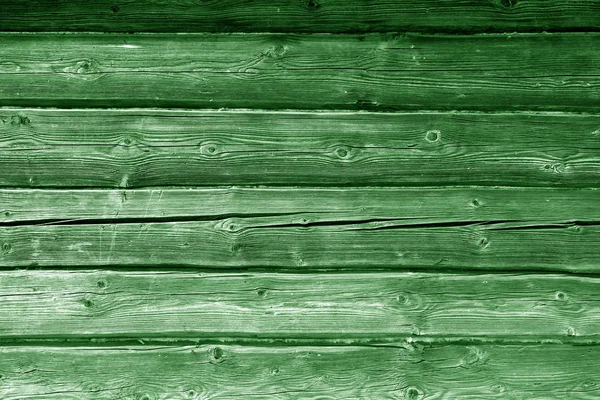 Old grungy wooden planks background in green color. — Stock Photo, Image