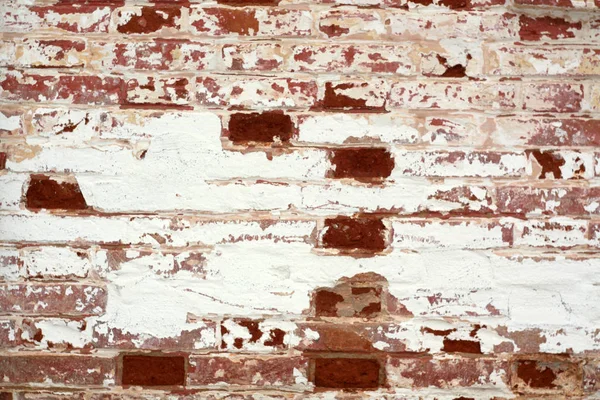 古いの汚れたれんが造りの壁テクスチャ. — ストック写真