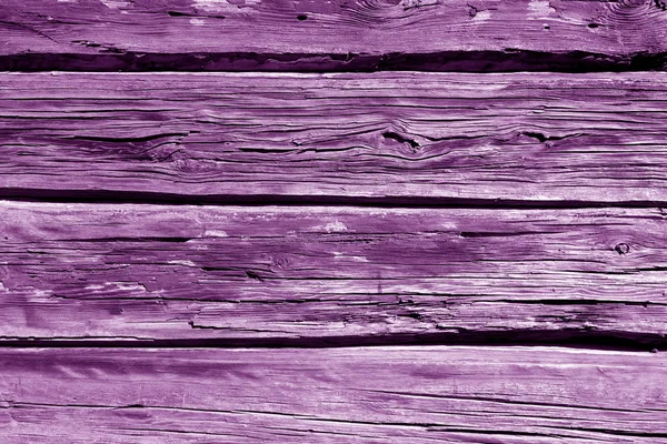 Gammal grungy träplankor bakgrund i lila ton. — Stockfoto