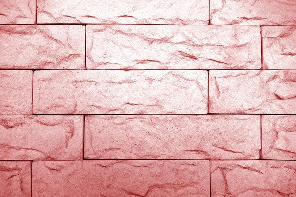 Decorative brick wall in red tone. — Stock Photo, Image