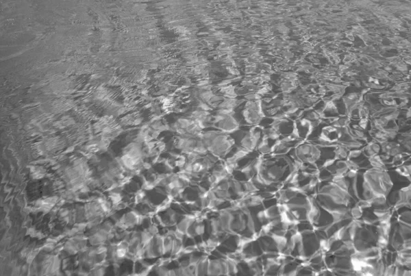 Wasser Schwimmbadmuster Schwarz Weiß Abstrakter Hintergrund Und Textur Für Das — Stockfoto