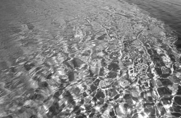 Agua Patrón Piscina Blanco Negro Fondo Abstracto Textura Para Diseño —  Fotos de Stock