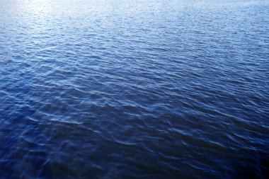 Göl yüzeyindeki dalgalar. Soyut doğal arkaplan.                                    