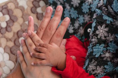 İnsan eli Üstten Görünüm.