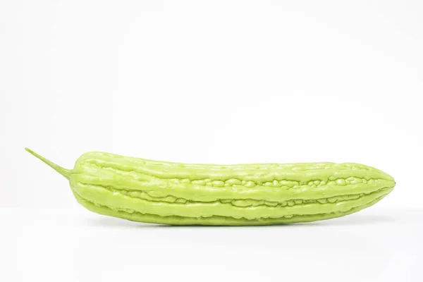 Bitter Melon White Background — Stock Photo, Image