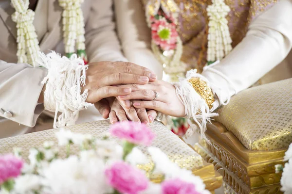 Tailandês Tradicionais Decorações Casamento — Fotografia de Stock