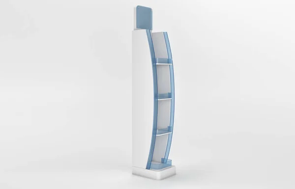 Shelves Stand Render — Stock Photo, Image
