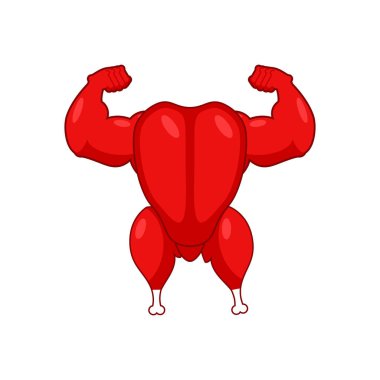 Kırmızı horoz güçlü. Kırmızı horoz yeni yıl sembolü. Güçlü pişmiş 