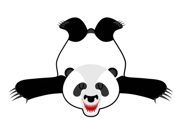 Bearskin panda. Kinesiska Björn hud. Hunter trophy isolerade. Fur c — Stock vektor